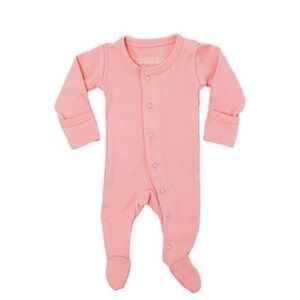 L’oved baby footie 0/3 months pink